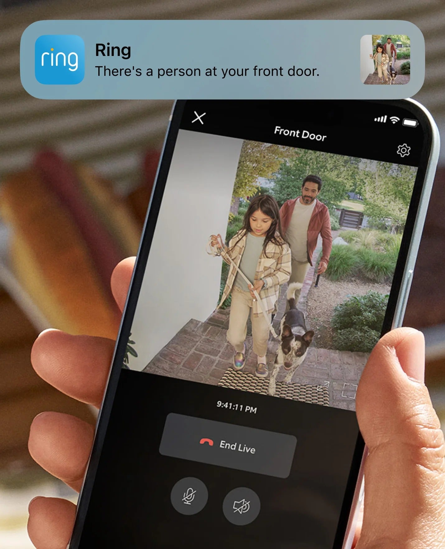 Wireless Battery Video Doorbell – 1080p HD Smart Camera with Two-Way Audio, Motion Detection, Night Vision, Works with Alexa & Google