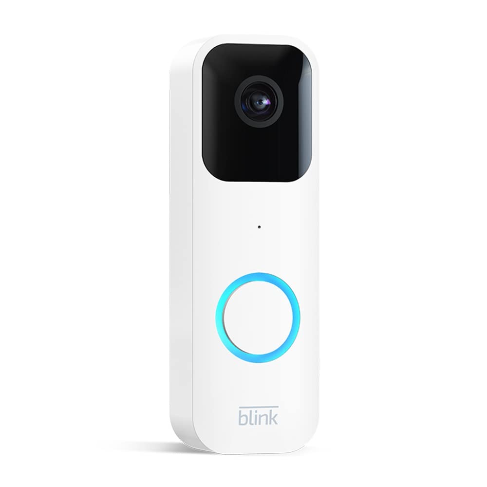 Blink Video Doorbell with Two-Way Audio, HD Video, Motion Detection, App Alerts & Alexa Support – Black
