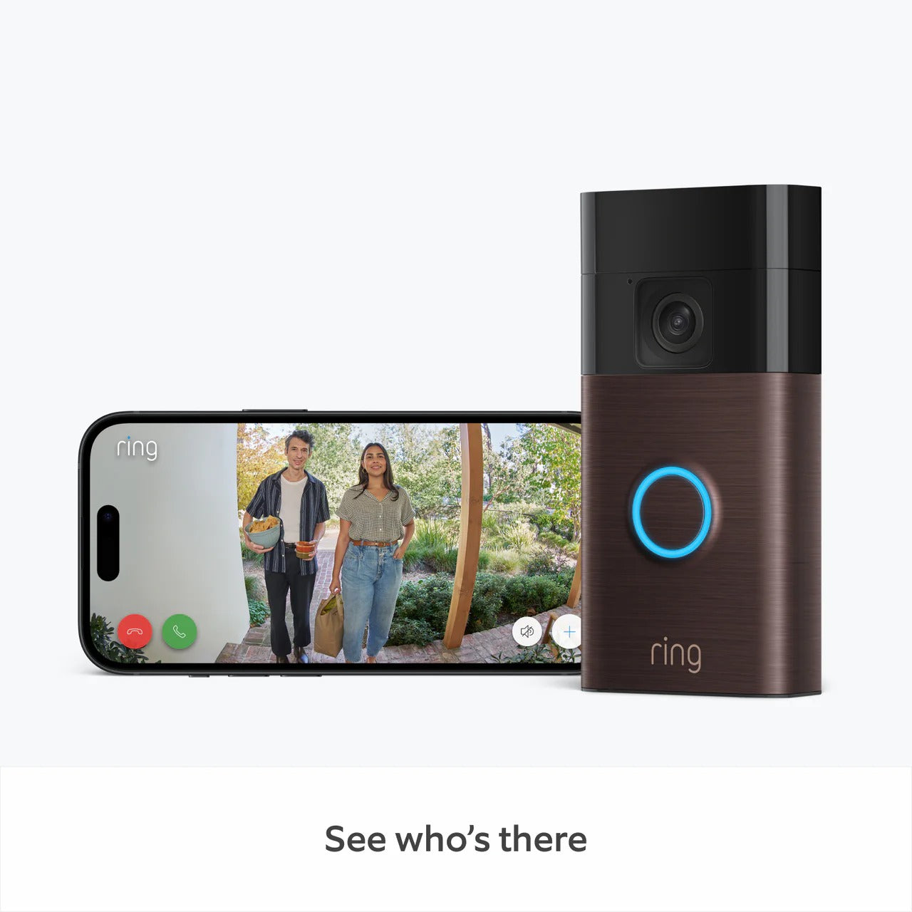 Wireless Battery Video Doorbell – 1080p HD Smart Camera with Two-Way Audio, Motion Detection, Night Vision, Works with Alexa & Google