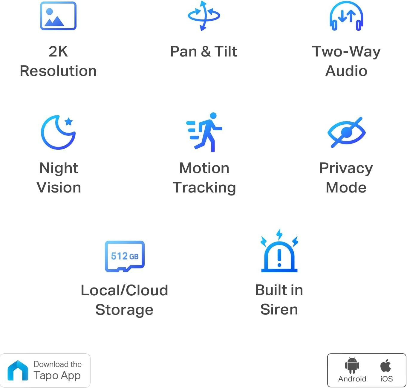 Tapo C210 2K 3MP Indoor WiFi Camera – Pan/Tilt, AI Motion Detection, Night Vision, Baby & Pet Monitor, Works with Alexa & Google