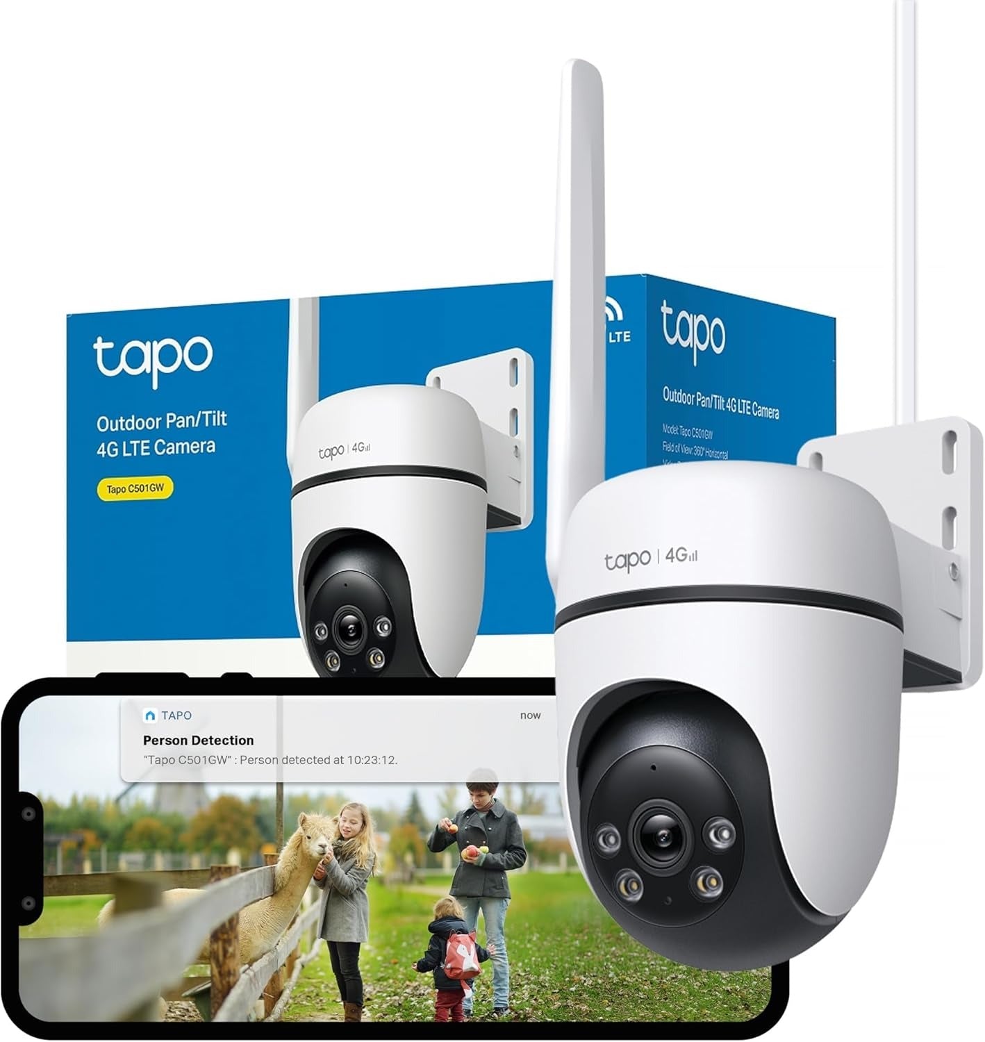 Tapo C210 2K 3MP Indoor WiFi Camera – Pan/Tilt, AI Motion Detection, Night Vision, Baby & Pet Monitor, Works with Alexa & Google