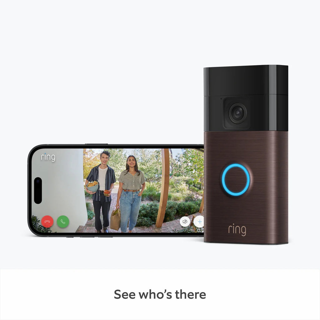 Wireless Battery Video Doorbell – 1080p HD Smart Camera with Two-Way Audio, Motion Detection, Night Vision, Works with Alexa & Google