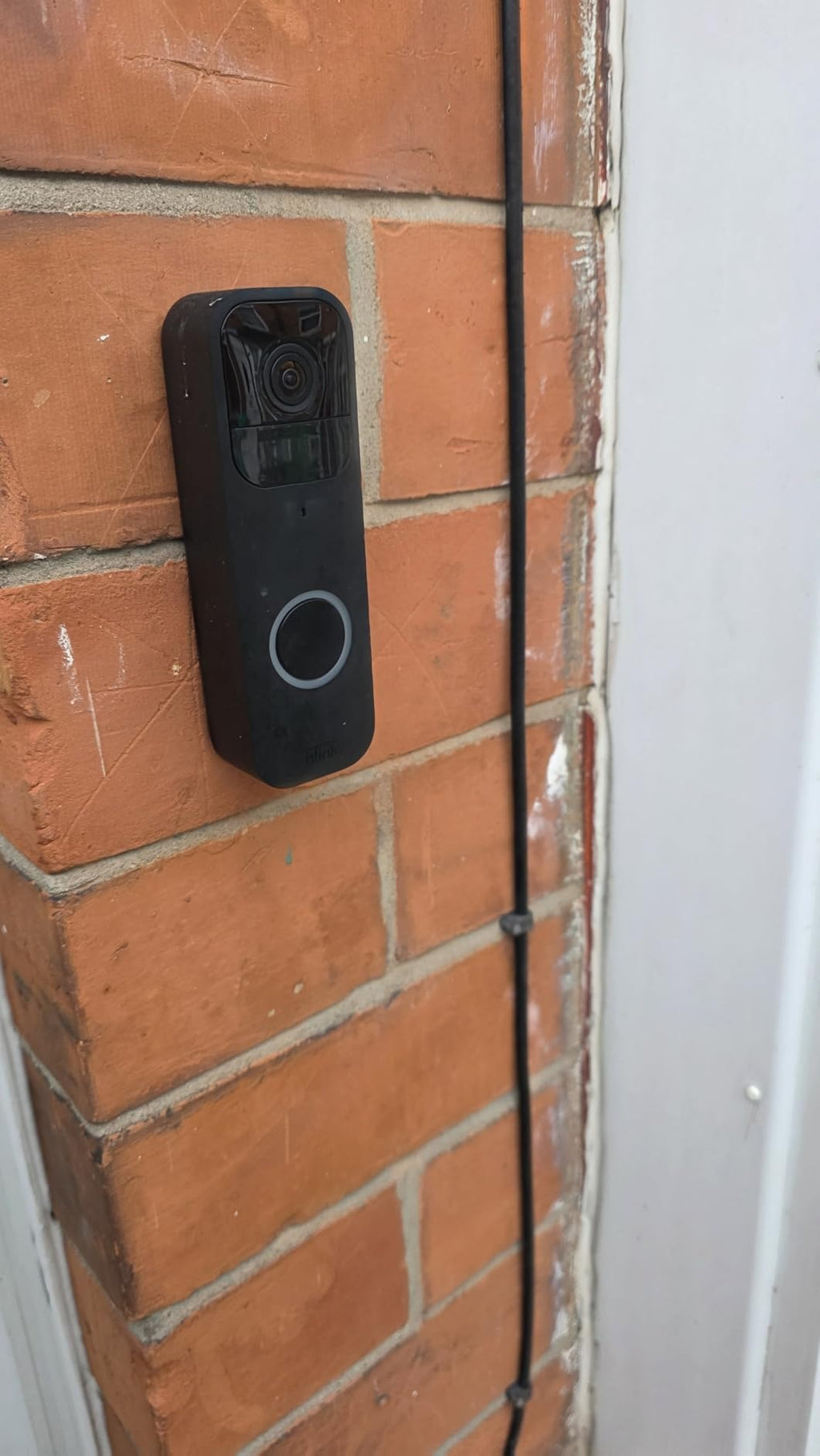 Blink Video Doorbell with Two-Way Audio, HD Video, Motion Detection, App Alerts & Alexa Support – Black